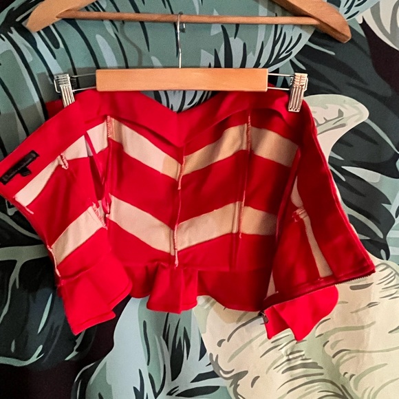 Strapless peplum top - Picture 5 of 9